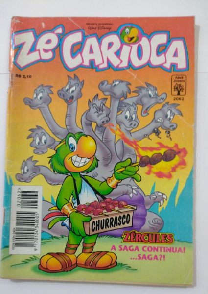 Revista / Gibi Usado Zé Carioca numero : 2062