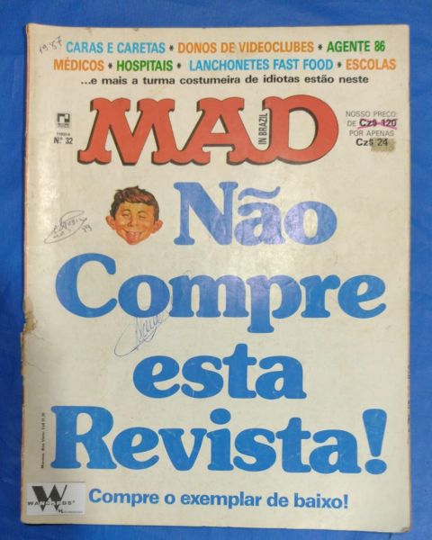 Revista Mad antiga Usada Nº 032