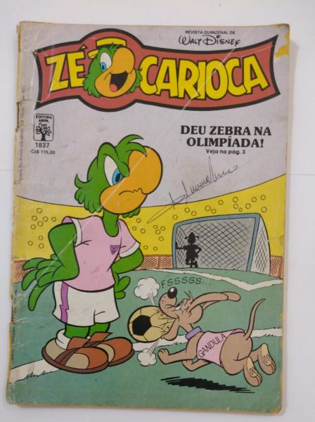 Revista / Gibi Usado Zé Carioca numero : 1837