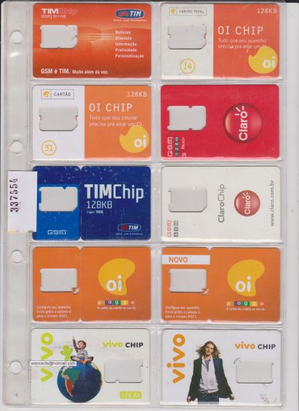 Cartões de Chips - Usado  Nº 337554