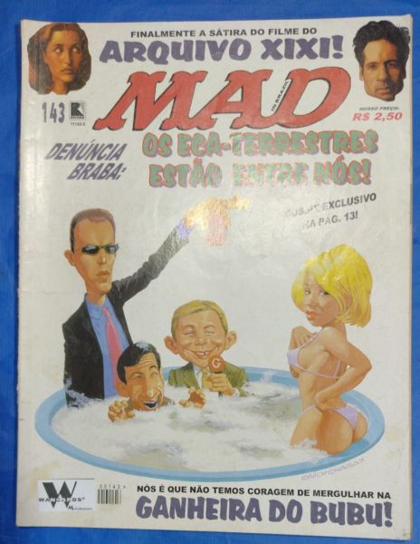 Revista Mad antiga Usada Nº 0143