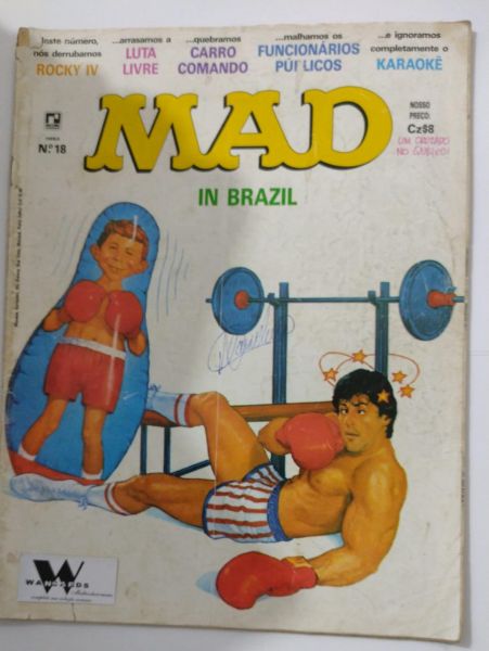 Revista Mad antiga Usada Nº 018