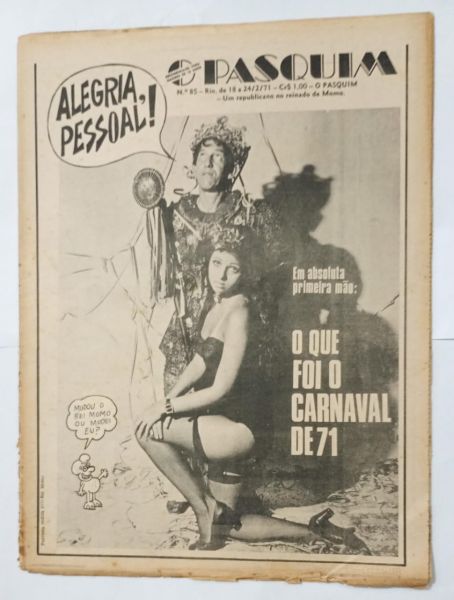 Jornal O Pasquim   Nº 085