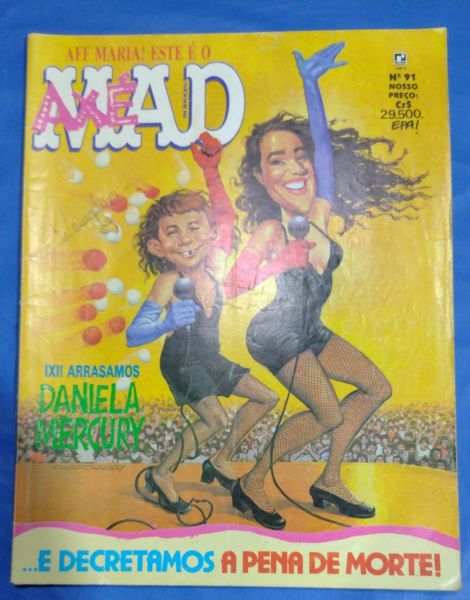 Revista Mad antiga Usada Nº 091