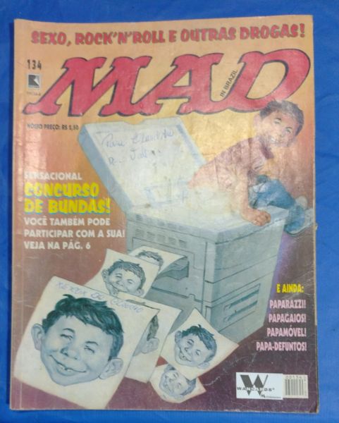 Revista Mad antiga Usada Nº 0134