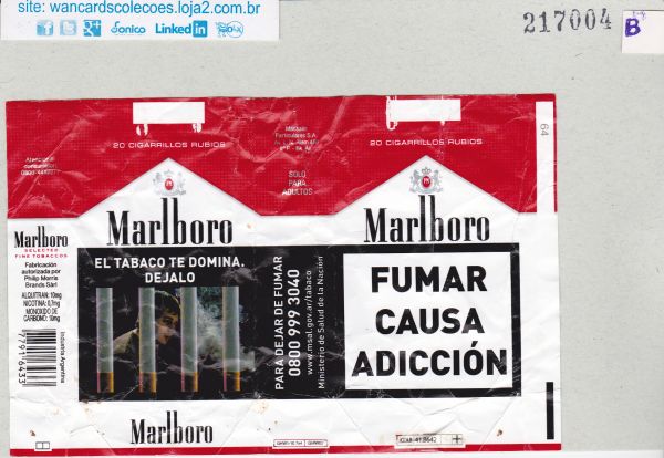 Embalagem Cigarros / Maço - 217004b