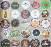 Lote com 25 Bolachas de Chopp - Usadas