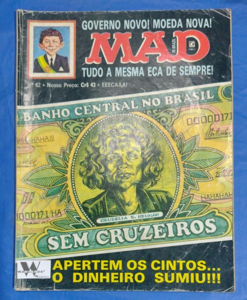 Ministra Zélia na Mad Usada Nº062