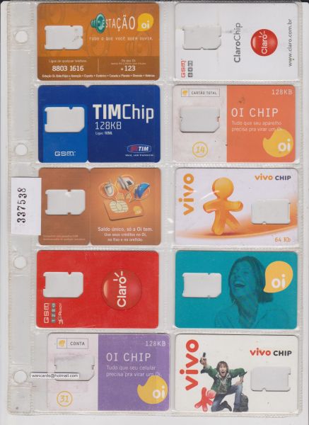 Cartões de Chips - Usado  Nº 337538