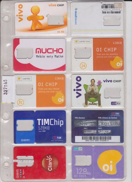 Cartões de Chips - Usado  Nº 337545