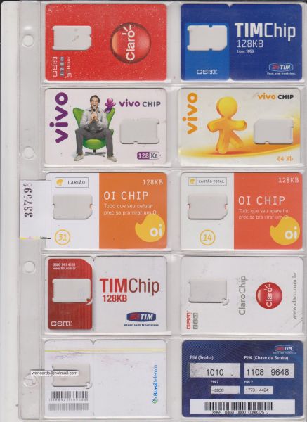 Cartões de Chips - Usado  Nº 337598